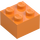 LEGO Medium oransje Kloss 2 x 2 (3003 / 6223)