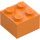 LEGO Medium oransje Kloss 2 x 2 (3003 / 6223)