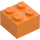 LEGO Medium Orange Brick 2 x 2 (3003 / 6223)