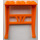 LEGO Mittleres Orange Dining Table Bein (6950)