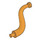 LEGO Orange moyen Elephant Trunk avec extrémité courte (28959 / 43892)