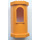 LEGO Medium oranje Paneel 6 x 8 x 12 Tower met Venster (33213)