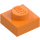 LEGO Medium Orange Plate 1 x 1 (3024 / 30008)