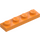 LEGO Medium Orange Plate 1 x 4 (3710)