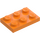 LEGO Medium Orange Plate 2 x 3 (3021)