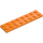 LEGO Medium Orange Plate 2 x 8 (3034)