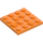 LEGO Medium Orange Plate 4 x 4 (3031)