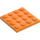 LEGO Medium Orange Plate 4 x 4 (3031)