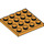 LEGO Mittlere Orange Platte 4 x 4 (3031)