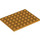 LEGO Orange moyen assiette 6 x 8 (3036)