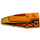 LEGO Medium oranje Wig 2 x 6 Dubbele Links met Decoratie van Speelset 4584 (41748 / 42350)