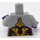 LEGO Gris piedra medio Alien Pie Soldado Torso (973 / 76382)