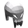 LEGO Medium Stone Gray Alien Skull Helmet with Fangs (85945)