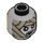 LEGO Medium Stone Gray Amset-Ra Head (Safety Stud) (3626 / 94098)