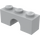 LEGO Medium Steengrijs Boog 1 x 3 (4490)