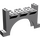 LEGO Medium Stone Gray Arch 2 x 12 x 6 Wall with Slopes (30272)