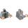 LEGO Medium Stone Gray Arthur Weasley Minifig Torso (973 / 76382)