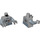 LEGO Mittleres Steingrau AT-AT Fahrer mit Sand Blau Beine Minifigur Torso (973 / 76382)