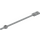 LEGO Medium steingrå Stang 1 x 12 med 1 x 2 Plate / 1 x 1 Rund Plate (Solid 1 x 2 knotter) (42445 / 49546)