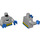 LEGO Medium Stone Gray Bat-Mite Minifig Torso (973 / 76382)