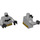 LEGO Medium Stone Gray Batman Minifig Torso (973 / 76382)