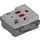 LEGO Medium Stone Gray Battery Box, 9V, Powered Up with Screwed Battery Lid (85825)