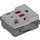 LEGO Gris pierre moyen Battery Boîte, 9V, Powered En haut avec couvercle de batterie vissé (85825)
