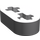 LEGO Gris pierre moyen Faisceau 2 x 0.5 avec Essieu des trous (41677 / 44862)