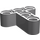 LEGO Medium Stone Gray Beam 3 x 3 T-Shaped (60484)