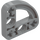 LEGO Medium steingrå Bjelke 3 x 3 x 0.5 Bøyd 90 grader Fjerdedel Sirkel (32249 / 65125)