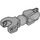 LEGO Medium Stone Gray Beam with Ball Socket and Two Joints (90617)
