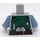 LEGO Gris pierre moyen Boba Fett Minifig Torse (973 / 76382)