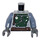 LEGO Mittleres Steingrau Boba Fett Torso (76382 / 88585)