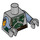 LEGO Medium Stone Gray Boba Fett with Jet Pack and Printed Arms Minifig Torso (973 / 88585)