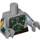 LEGO Mittleres Steingrau Boba Fett mit Jetpack und Printed Arme Minifigur Torso (973 / 88585)