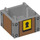 LEGO Medium Steengrijs Doos 2 x 2 met Sleutel Gat (2821 / 103777)