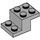 LEGO Medium Stone Gray Bracket 2 x 3 with Plate and Step with Bottom Stud Holder (73562)