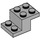 LEGO Medium Steengrijs Beugel 2 x 3 met Plaat en Step met Studhouder aan de onderzijde (73562)