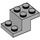 LEGO Medium Steengrijs Beugel 2 x 3 met Plaat en Step zonder Studhouder aan de onderzijde (18671)