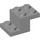 LEGO Gris pierre moyen Support 2 x 3 avec assiette et Step sans support de goujon inférieur (18671)