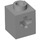 LEGO Gris pierre moyen Brique 1 x 1 avec Essieu Trou (73230)