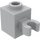 LEGO Medium Stone Gray Brick 1 x 1 with Vertical Clip (Open &#039;O&#039; Clip, Hollow Stud) (60475 / 65460)