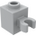 LEGO Gris pierre moyen Brique 1 x 1 avec Verticale Agrafe (Clip ouvert en O, goujon creux) (60475 / 65460)
