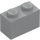 LEGO Medium Stone Gray Brick 1 x 2 with 1 Stud on Side (86876)