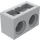 LEGO Mittleres Steingrau Backstein 1 x 2 mit 2 Löcher (32000)