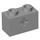 LEGO Medium Stone Gray Brick 1 x 2 with Axle Hole (&#039;+&#039; Opening and Bottom Tube) (31493 / 32064)
