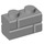 LEGO Medium Steengrijs Steen 1 x 2 met Embossed Bricks (98283)
