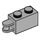 LEGO Gris pierre moyen Brique 1 x 2 avec Manipuler (Inset) (Arbre inséré) (26597)