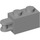 LEGO Medium Stone Gray Brick 1 x 2 with Handle (Inset) (Inset Shaft) (26597)