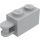 LEGO Gris pierre moyen Brique 1 x 2 avec Manipuler (Inset) (Arbre inséré) (26597)